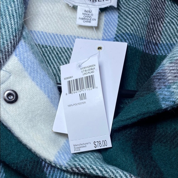 For The Republic Green and White Utility Jacket - Picture 9 of 9